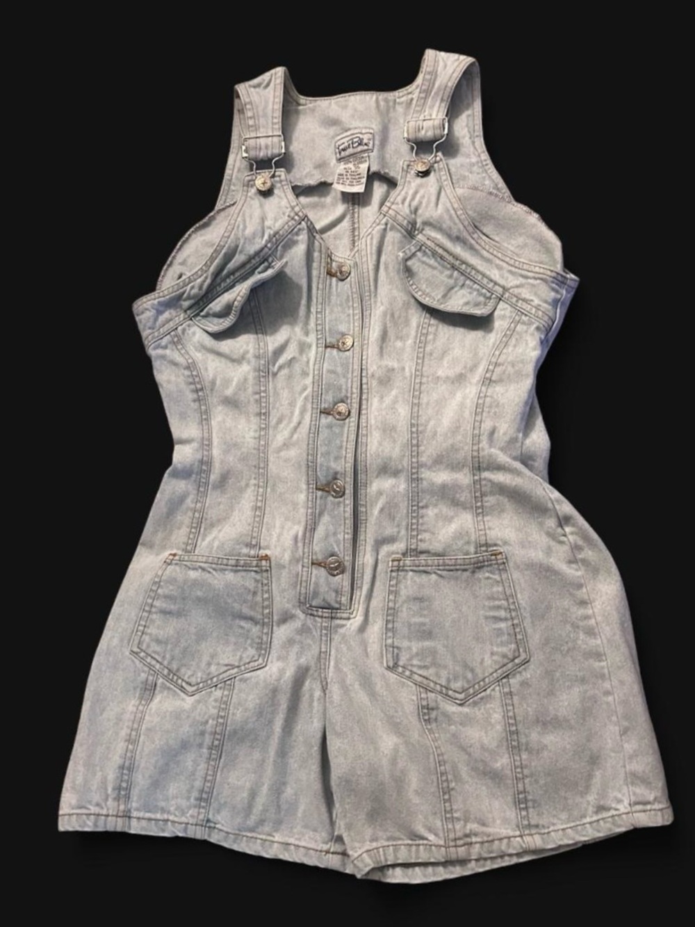 90s/Y2K True Blue Vintage Denim Romper